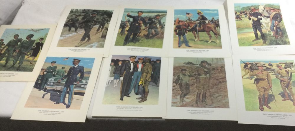 Lot 322: The American Soldier Lithograph Set No. 2
