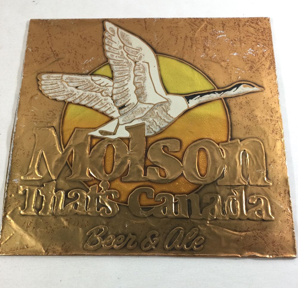 Lot 323: Molson That’s Canada Beer Advertising Foil