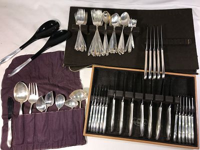Reed & Barton Sterling Flatware Set . Spoons, Forks &amp; Serving pieces weigh appr. 3,092 