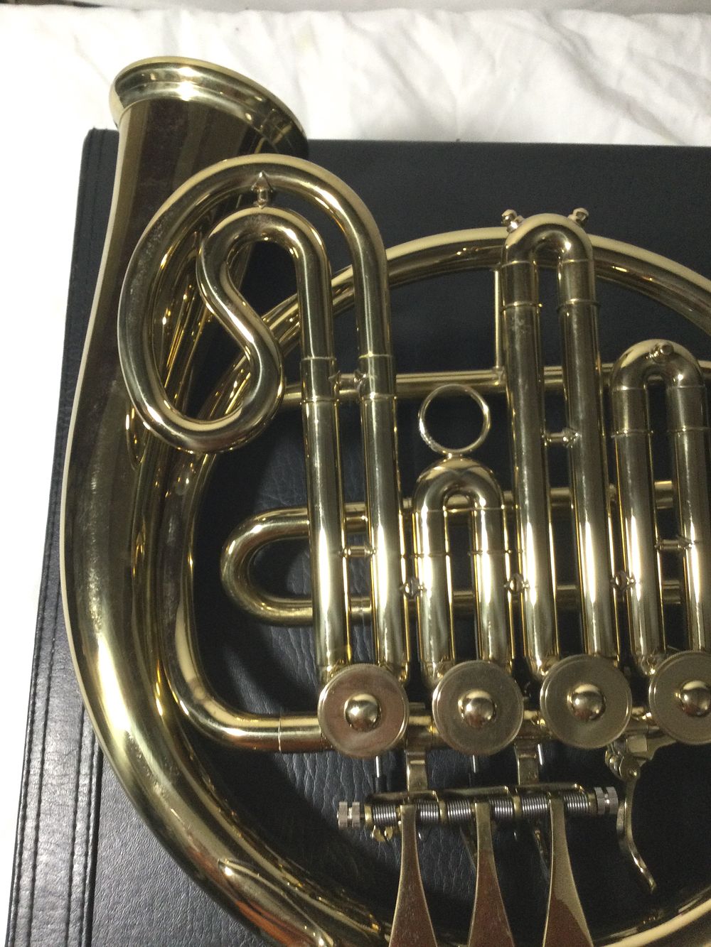 Lot 426: French Horn with Black Hard Case