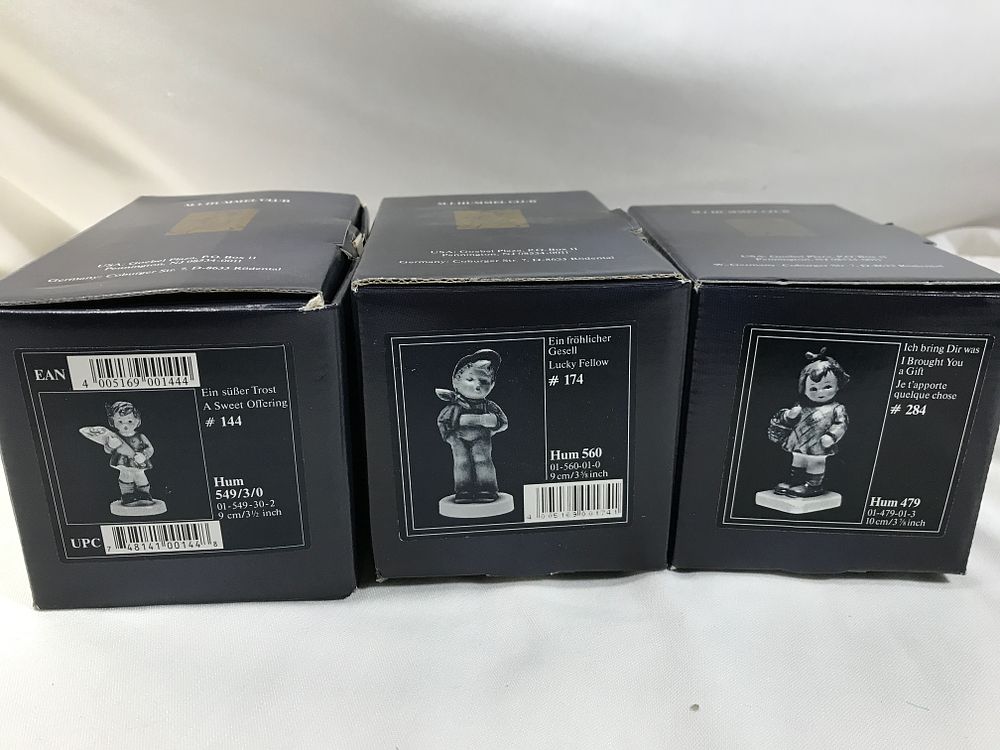 Lot 33: Hummel Collection (3) all in org packages