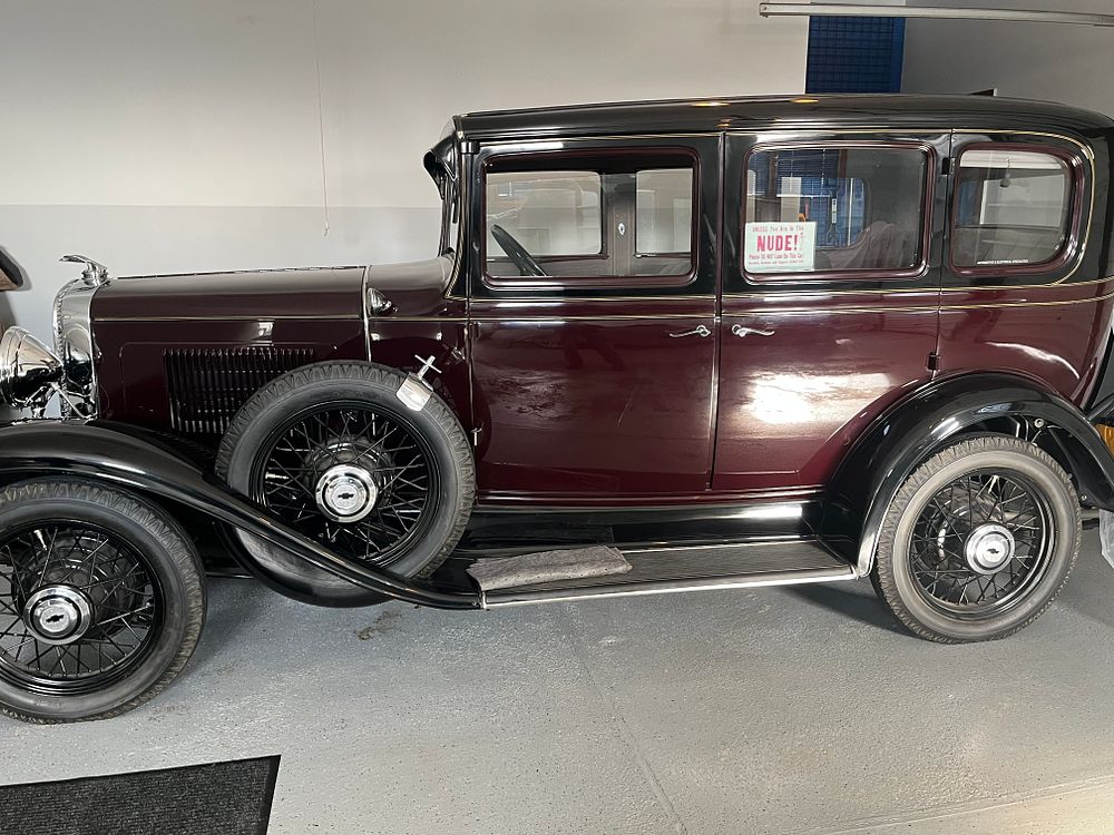 1931 Chevrolet Special Sedan Restored. This is a fully restored Classic Car!