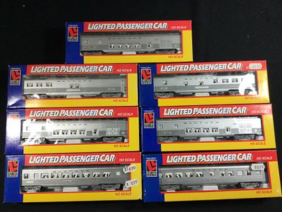 Life Like Trains 7 Passenger Car Collection. All in original boxes, includes 8080, 8059 (3) 