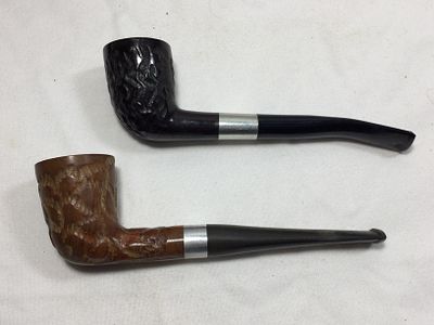 Briar Pipes (2) Wood Carved. They are both great pipes! Both in used to be a good condition