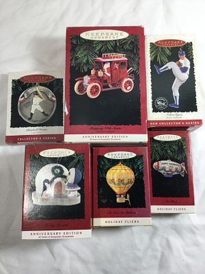 Hallmark Keepsake Ornament Collection. All in original boxes