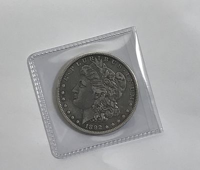 1892 S Morgan Dollar Low Mintage. Raw XF