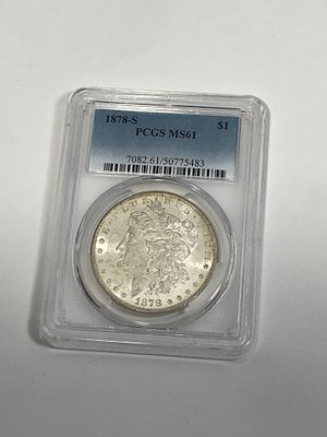 1878-S Morgan Dollar PCGS MS 61. .