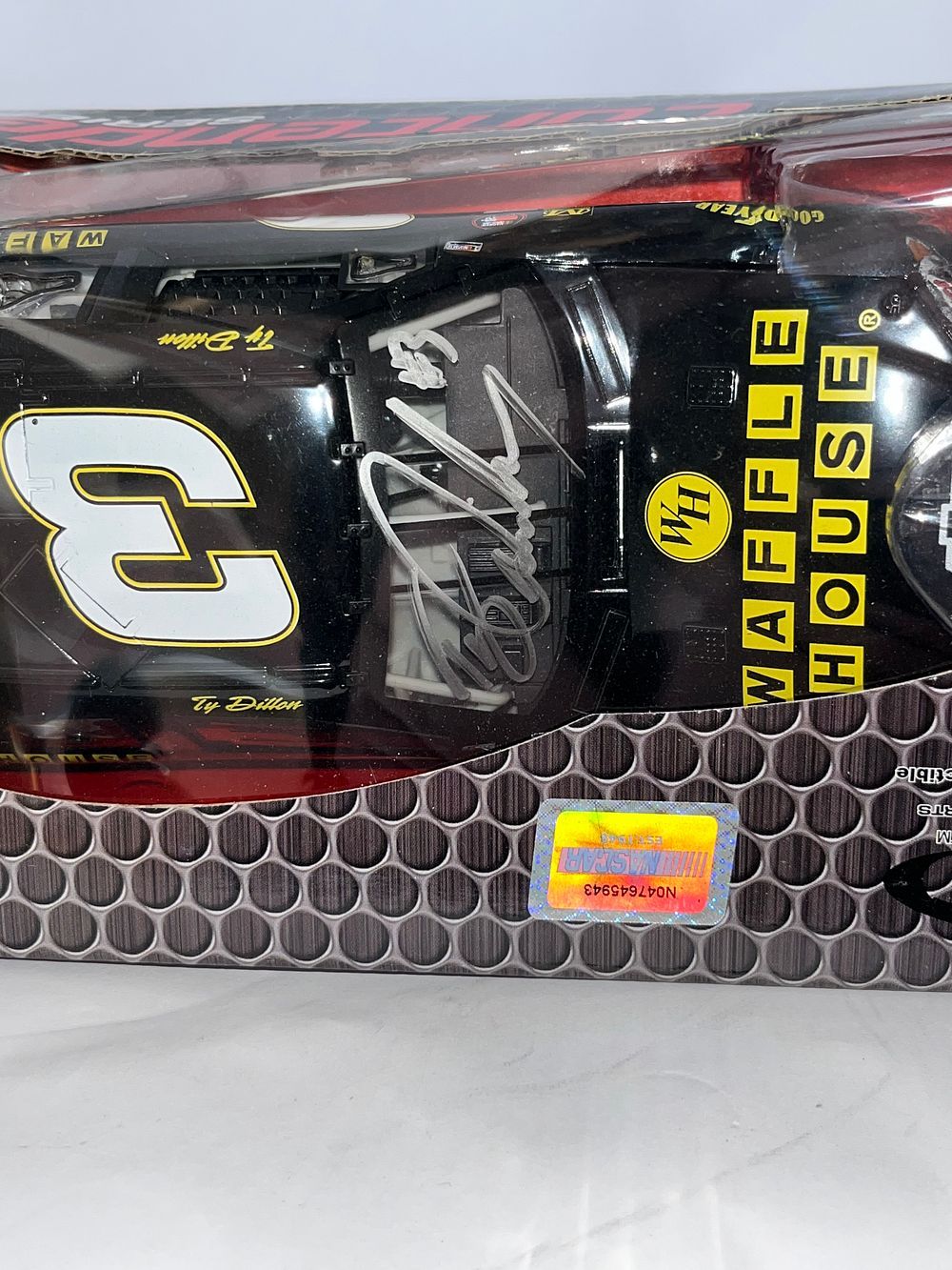 Lot 301c: Checkered Flag Sports NASCAR Ty Dillon #3 Waffle House Die-cast Car