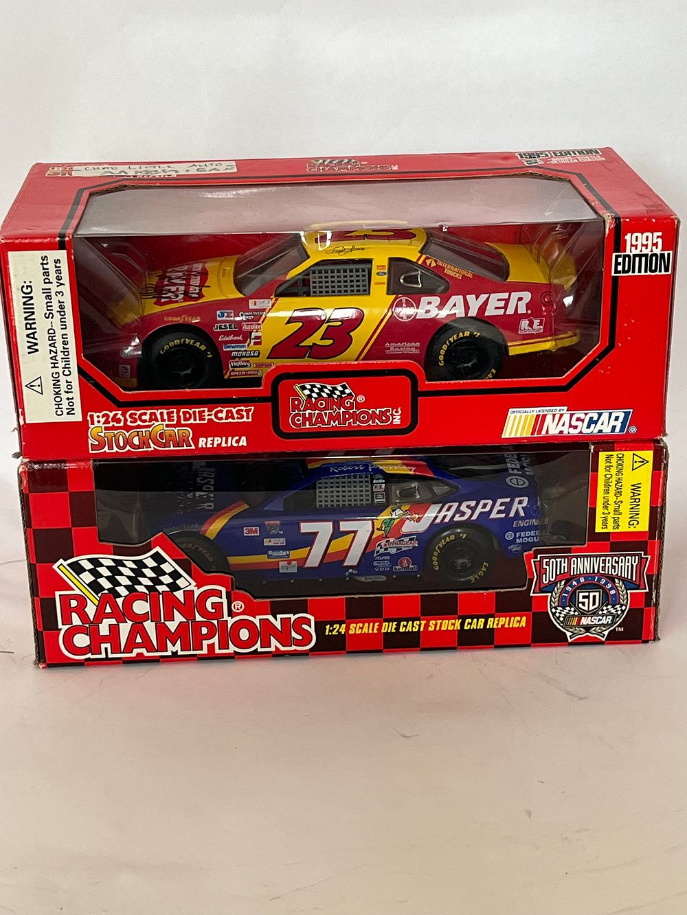 Lot 301d: A Pair of Racing Champions NASCAR Stock Car