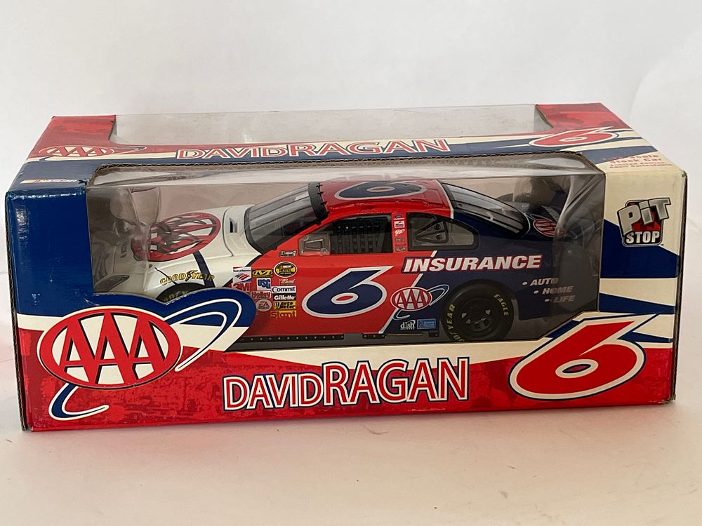 Lot 301e: Motorsports Authentics David Ragan #6 AAA Insurance NASCAR Die-Cast Stock Car