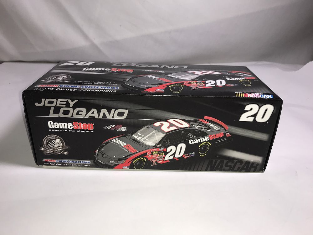 Lot 335: Joey Logano, Autographed 2008 Camry #20 GameStop