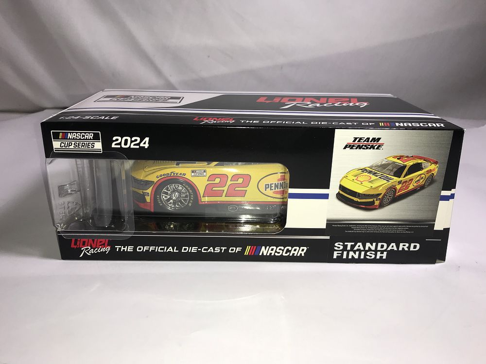 Lot 336: Joey Logano, Autographed 2024 Mustang