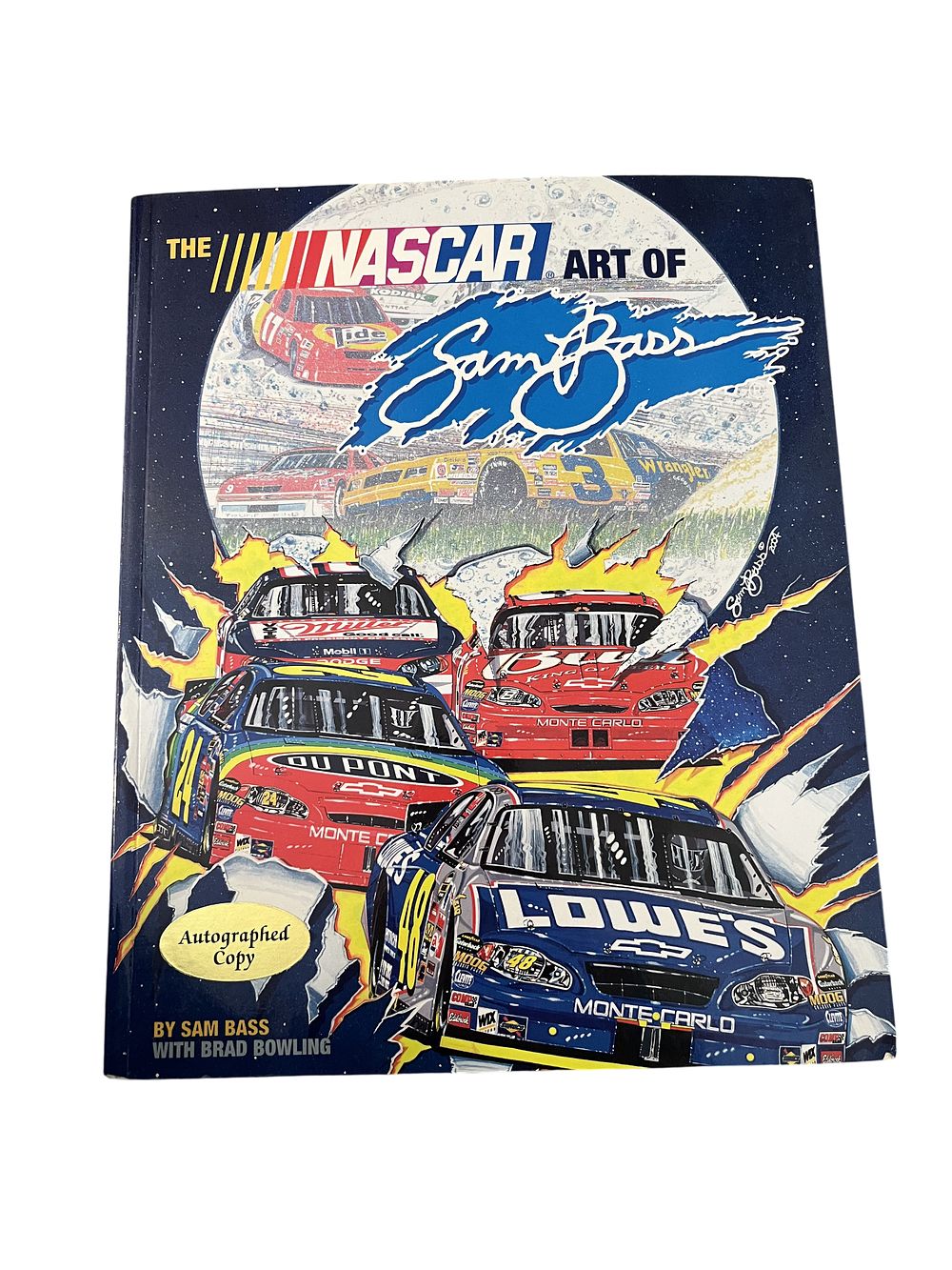 Lot 278a: Sam Bass The NASCAR Art of Sam Bass. David Bull Publishing, 2005. First Edition (Signed)