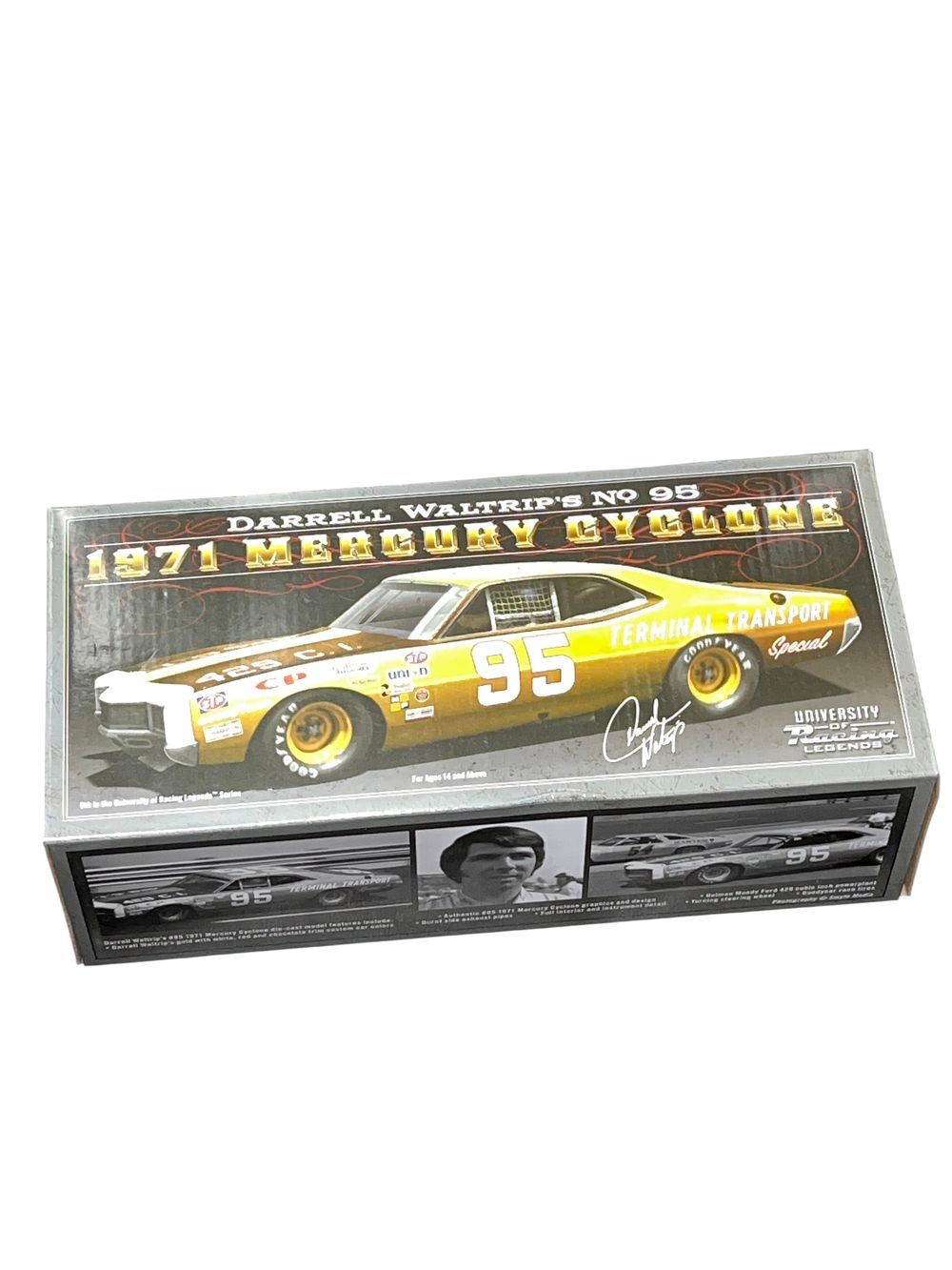 Lot 302e: University of Racing Legends Darrell Waltrip 1971 Mercury Cyclone Autographed with COA