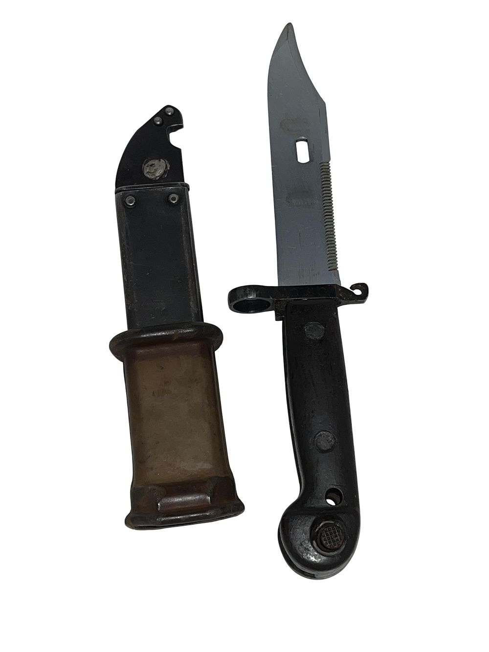 Lot 83: East German Military, AKM Type II Bayonet and Scabbard, Cold War Era