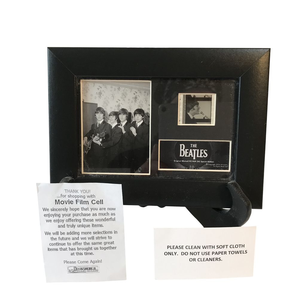 Lot 108: The Beatles Original Minicell FC1959 (S4) Special Edition Framed Film Cell Display