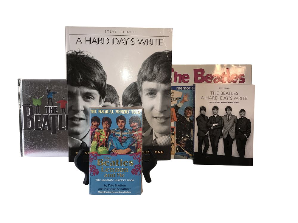 Lot 122: A Collection of Books Relating to The Beatles, including works by Steve Turner and Pete Shotton