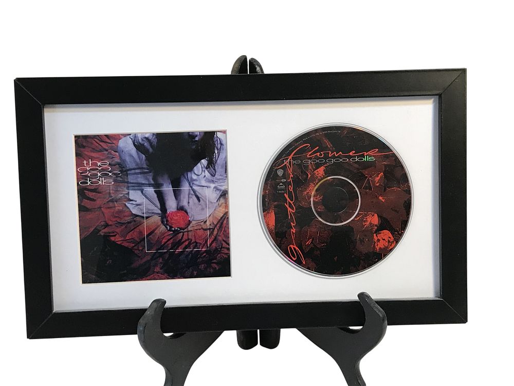 Lot 123: Framed Goo Goo Dolls Gutterflower CD and Signed Album Booklet