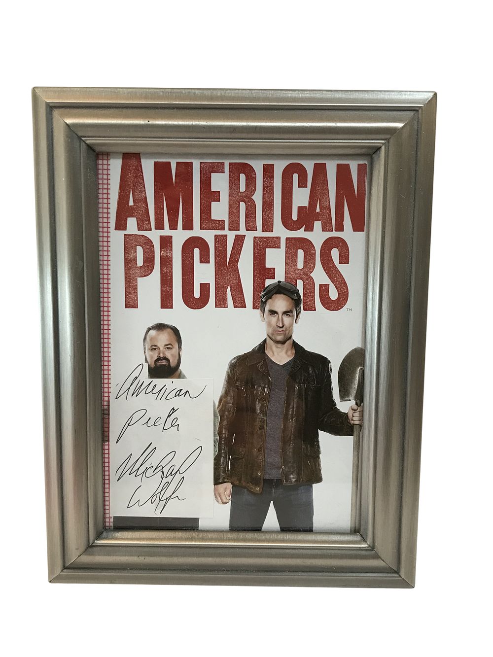 Lot 129: American Pickers Promotional Photograph with Mike Wolfe Autograph