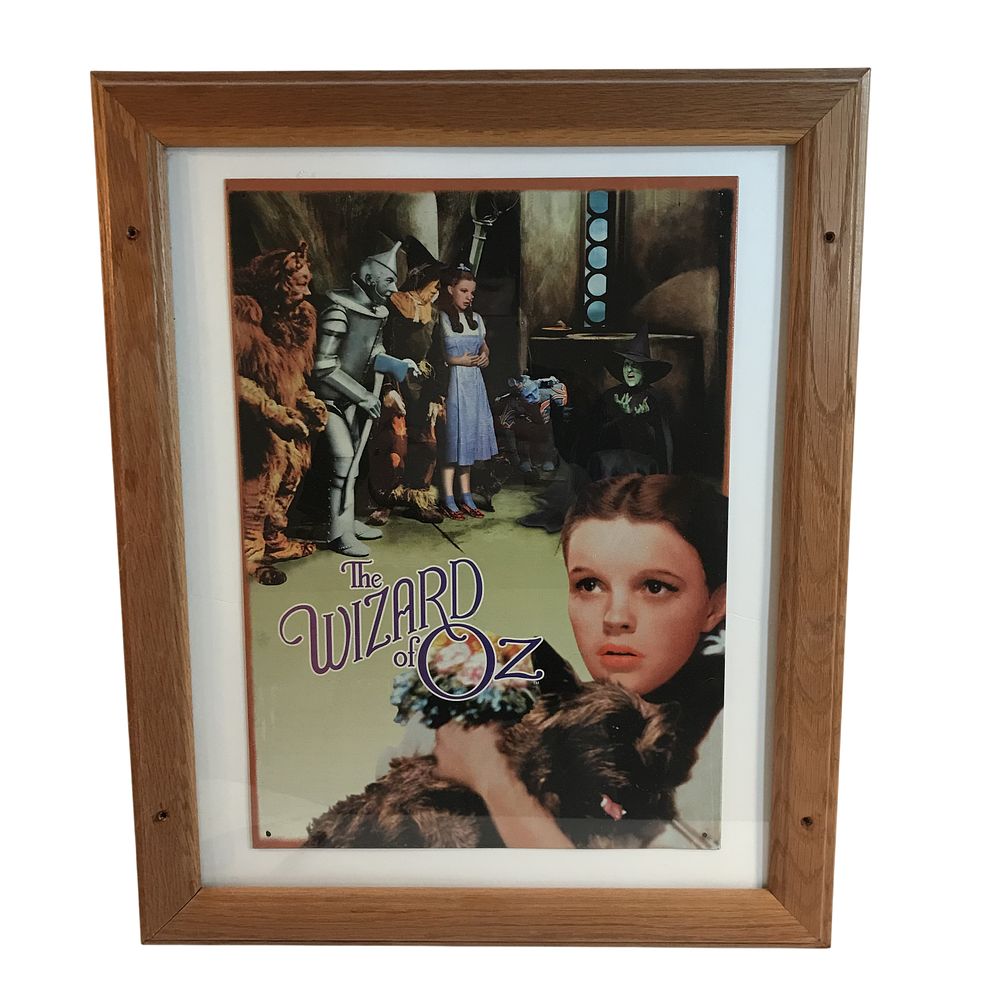 Lot 131a: The Wizard of Oz Collectible Movie Print Framed Under Glass