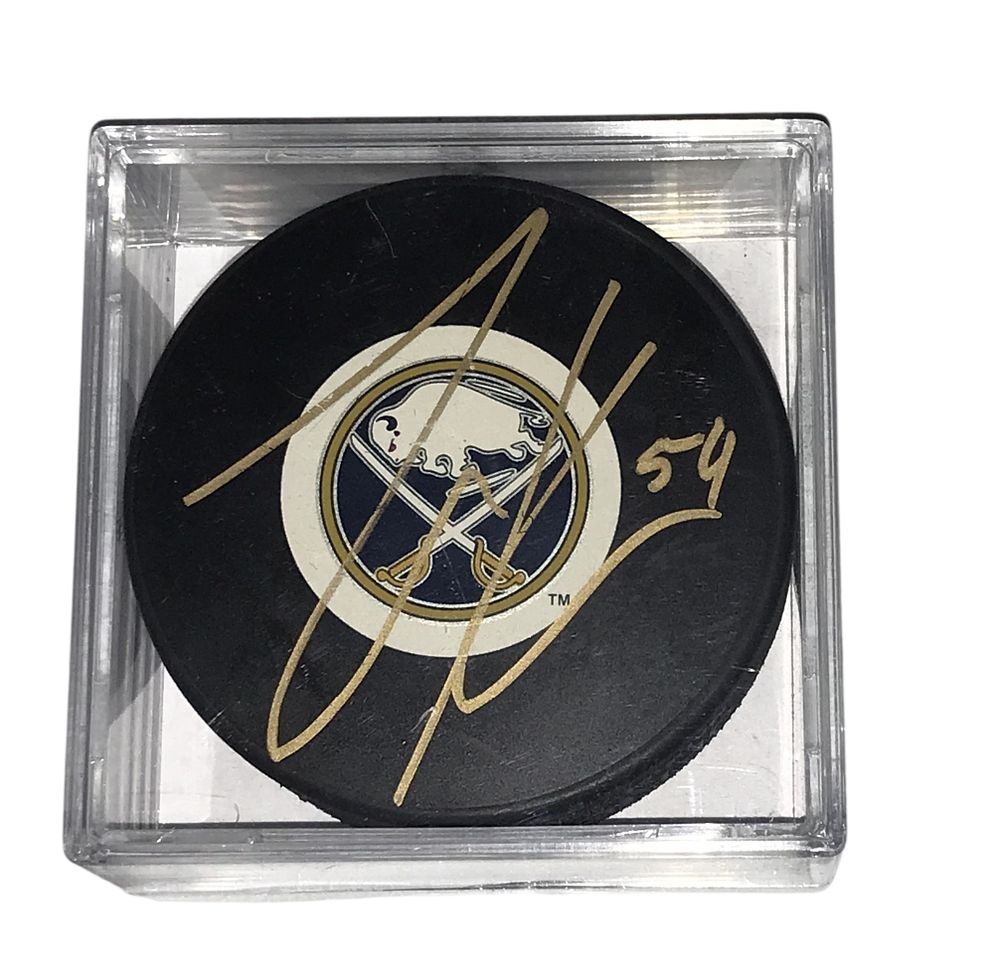 Lot 228a: Zack Kassian Autographed Buffalo Sabres Hockey Puck