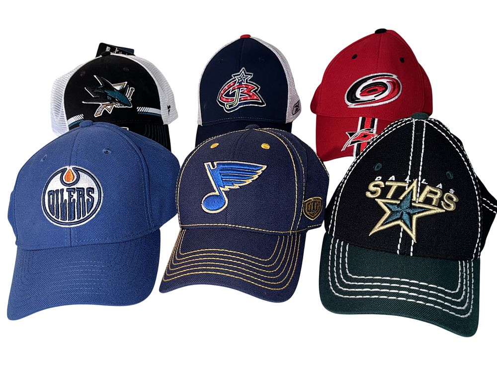 Lot 235: A Collection of NHL Team Baseball Caps