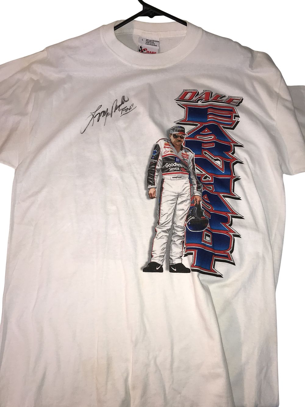 Lot 283: Chase Authentics Dale Earnhardt The Intimidator Rides On Commemorative T-Shirt
