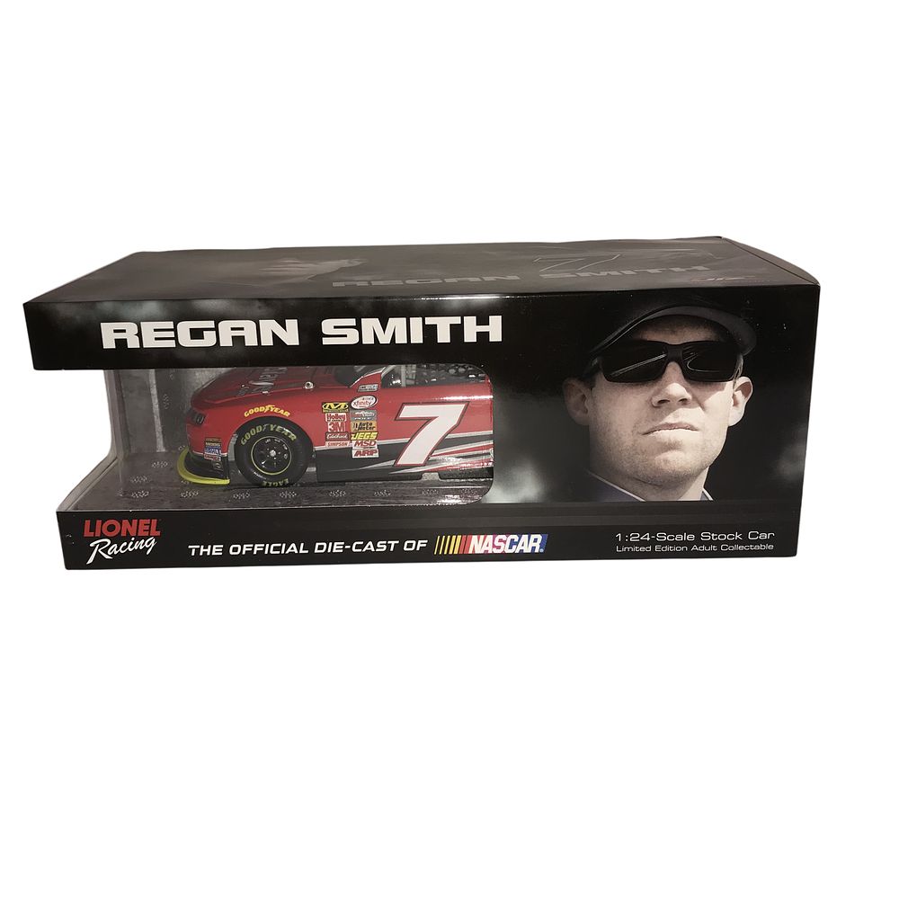 Lot 383: Lionel Racing Action Racing Collectables 1:24 Scale Regan Smith #7 TaxSlayer 2015 Chevrolet Camaro Autographed Stock Car