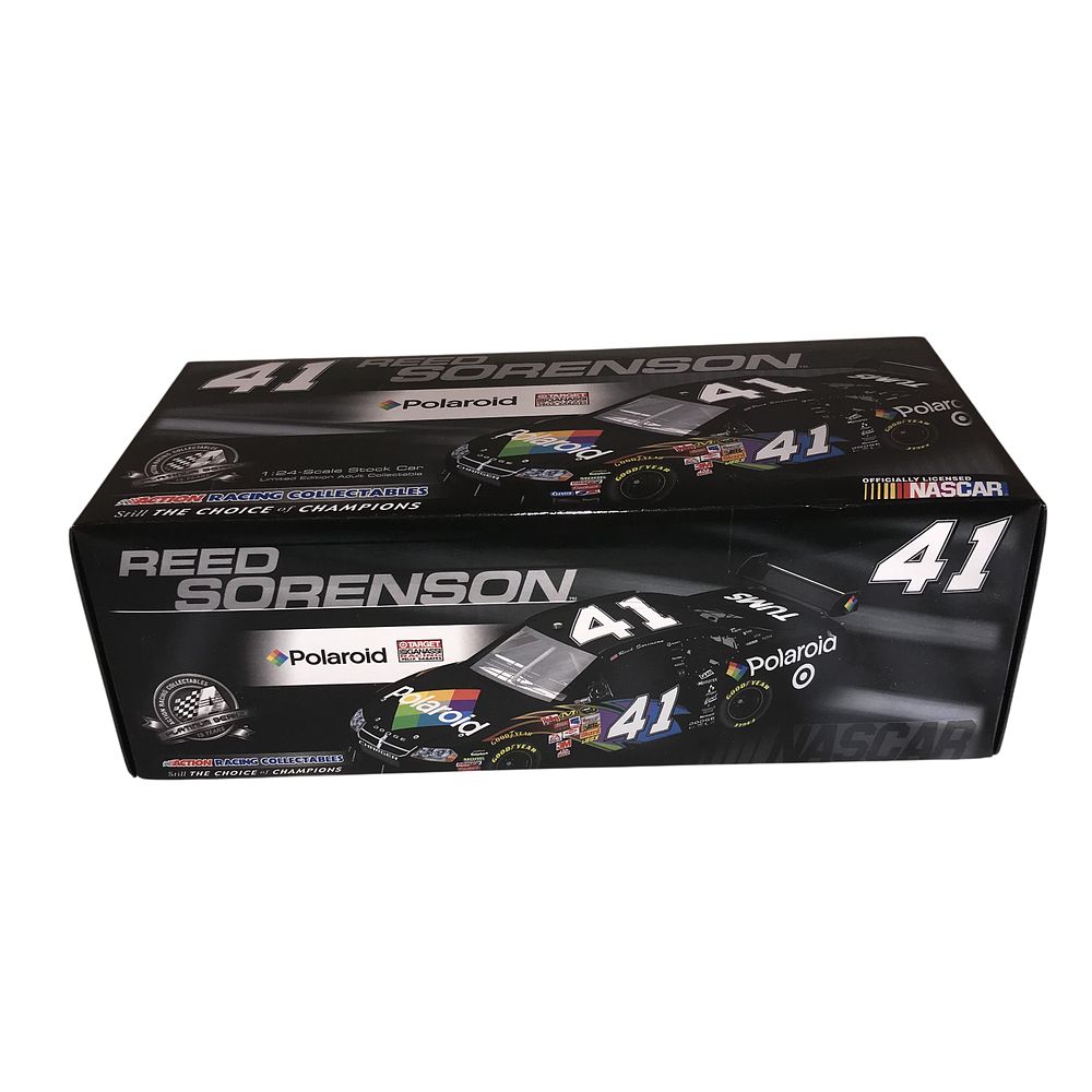 Lot 2510: Action Racing Collectables Reed Sorenson #41 Polaroid 2008 Dodge Charger Platinum Series 1:24 Scale Stock Car