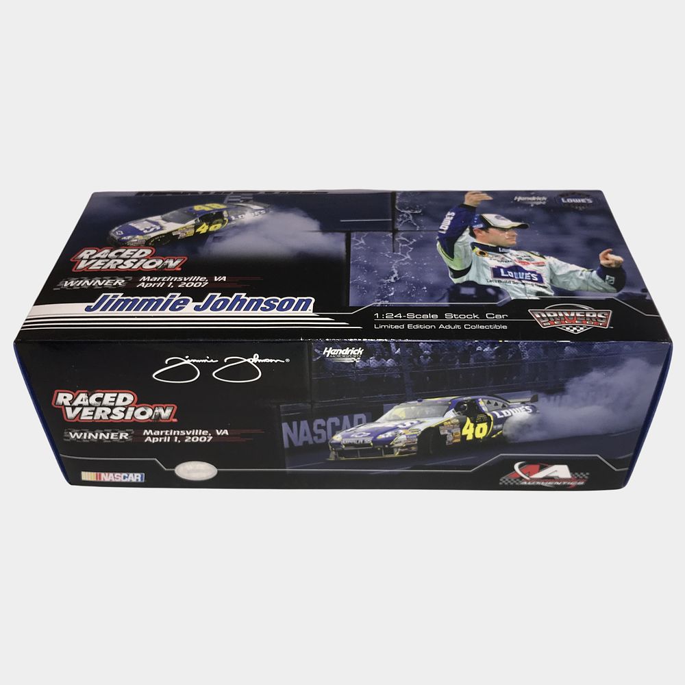 Lot 2516: Motorsports Jimmie Johnson #48 Lowe's 2007 Martinsville Win Raced Version