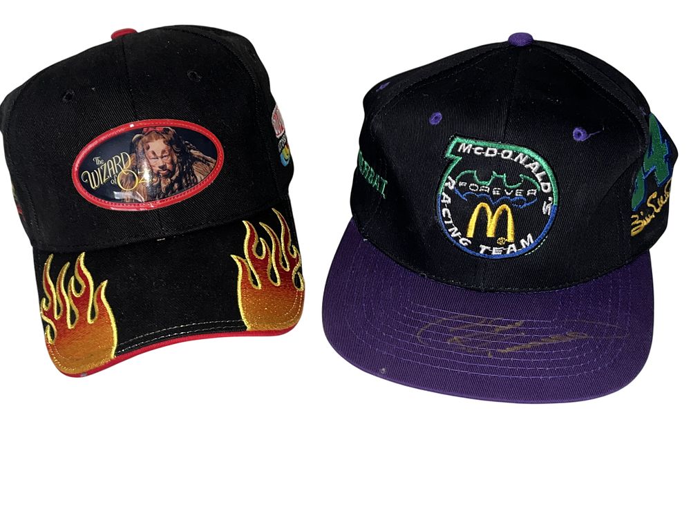 Lot 3005: Two NASCAR Promotional Baseball Caps Featuring Jeff Gordon and Bill Elliott