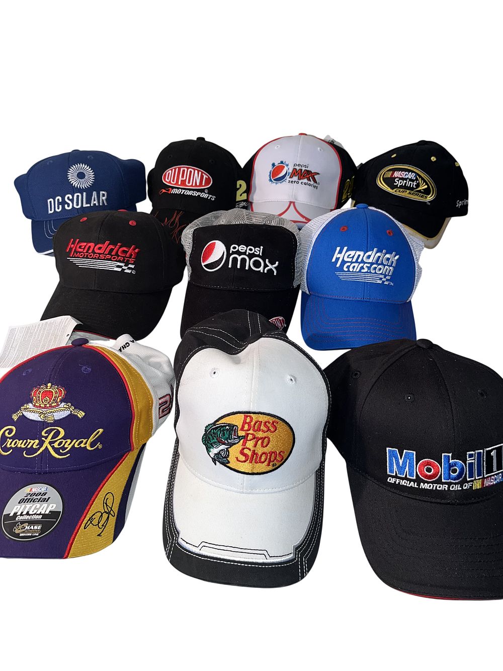 Lot 3011: A Collection of NASCAR and Corporate Sponsor Baseball and Trucker Caps
