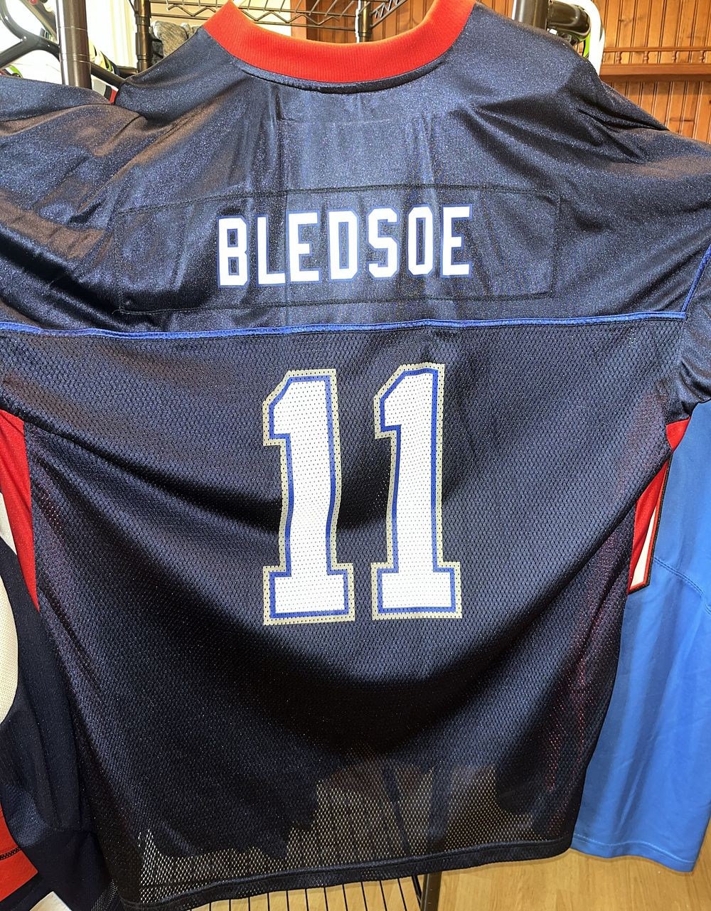 Lot 255b: Drew Bledsoe NFL Buffalo Bills Jersey 2XL