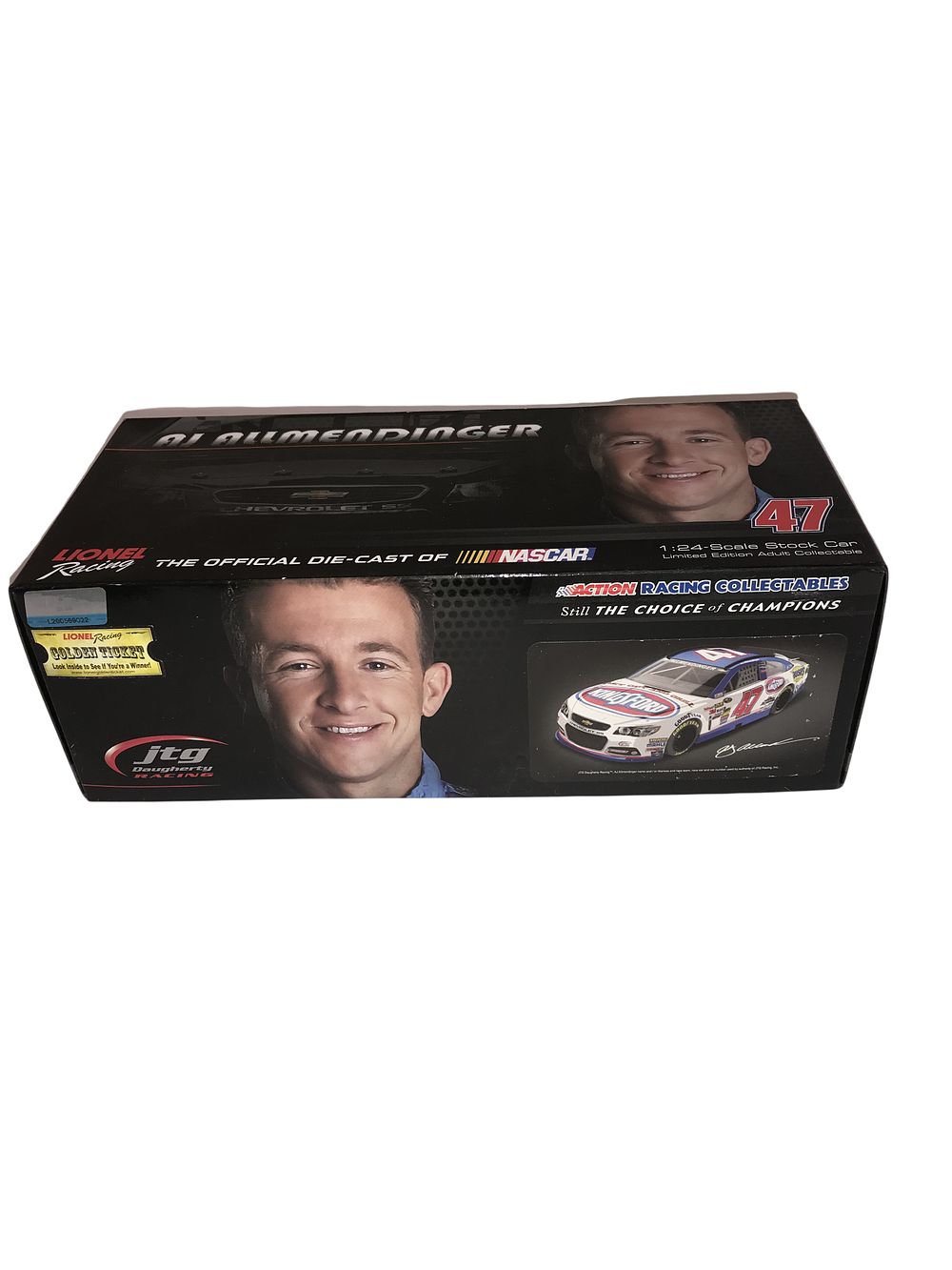 Lot 410: AJ Allmendinger Autographed 2014 Kingsford #47 Chevrolet SS