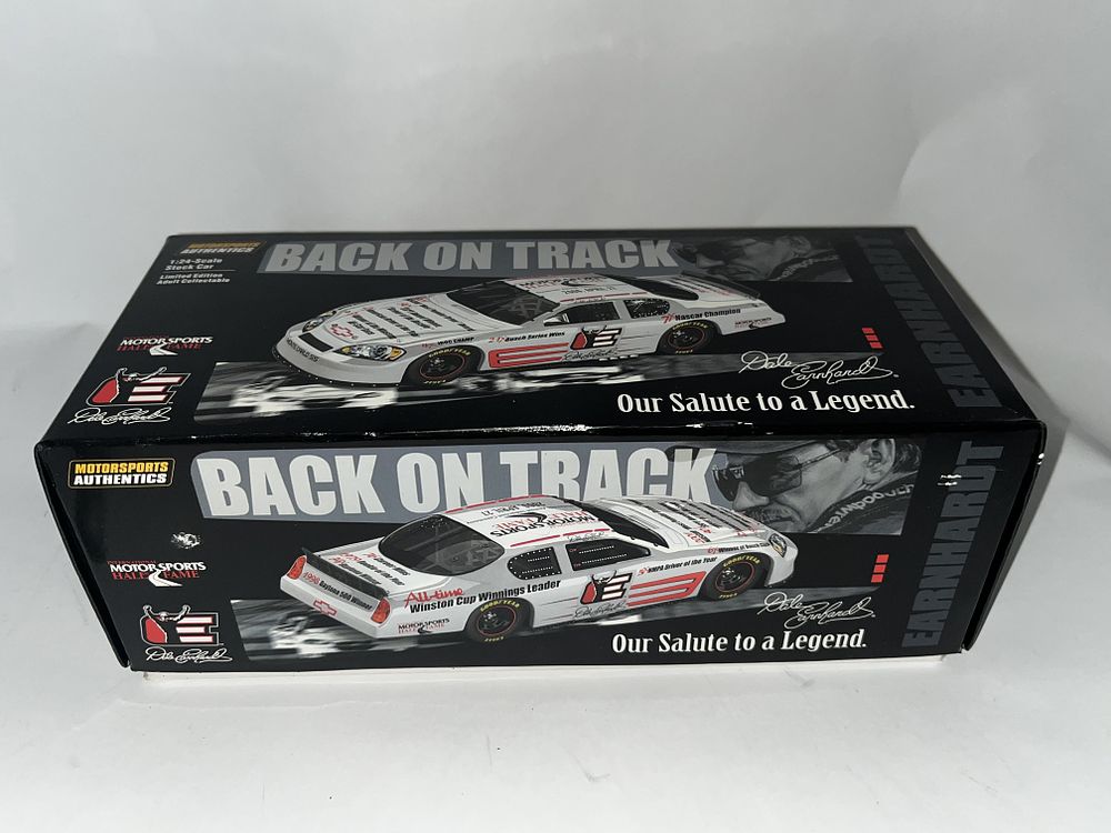 Lot 444: Motorsports Authentics Dale Earnhardt Sr Tribute Die-Cast Signed by Dale Earnhardt Jr