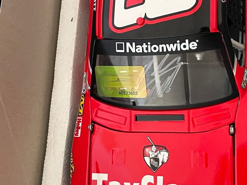 Lot 447: 2012 Cole Whitt Signed JR Motorsports TaxSlayer Die-Cast Car