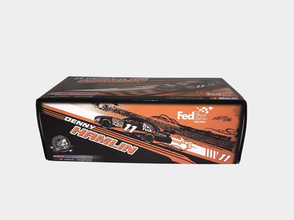 Lot 453: Autographed Denny Hamlin 2009 FedEx Express Die Cast Car