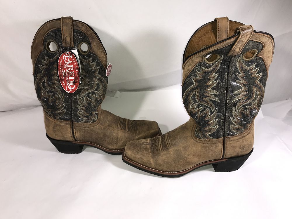 Lot 48b: Laredo Leather Western Boots Brand New Authentic