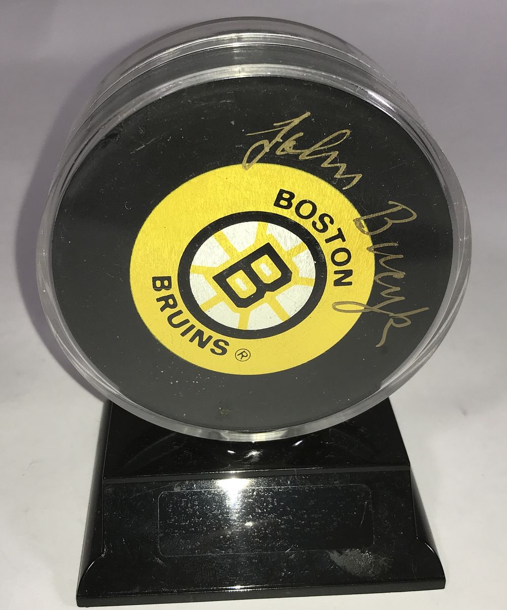 Lot 241f: Autographed Boston Bruins Puck