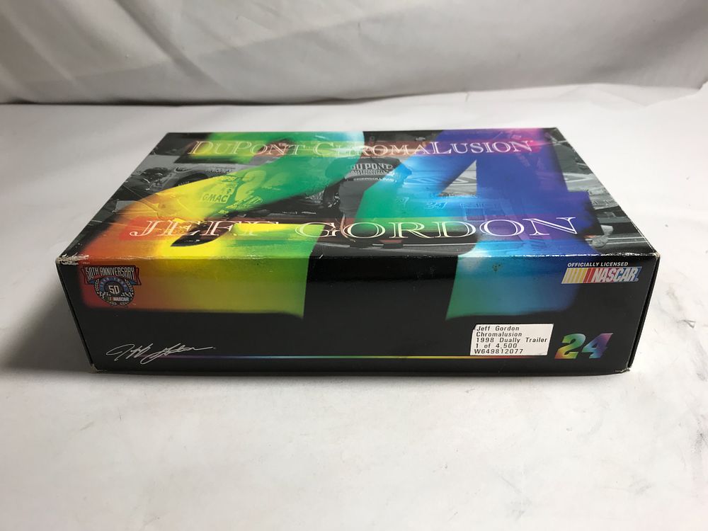 Lot 425: Jeff Gordon 1998 Dually w/ Matching trailer