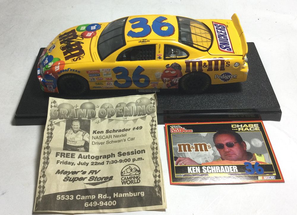 Lot 431: Ken Schrader Autographed #49 NASCAR Pontiac Grand