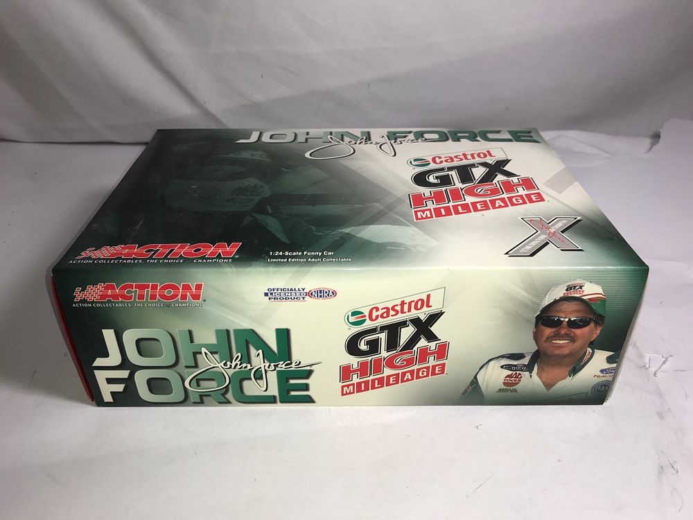 Lot 502: John Force 2004 Mustang funny car in org box