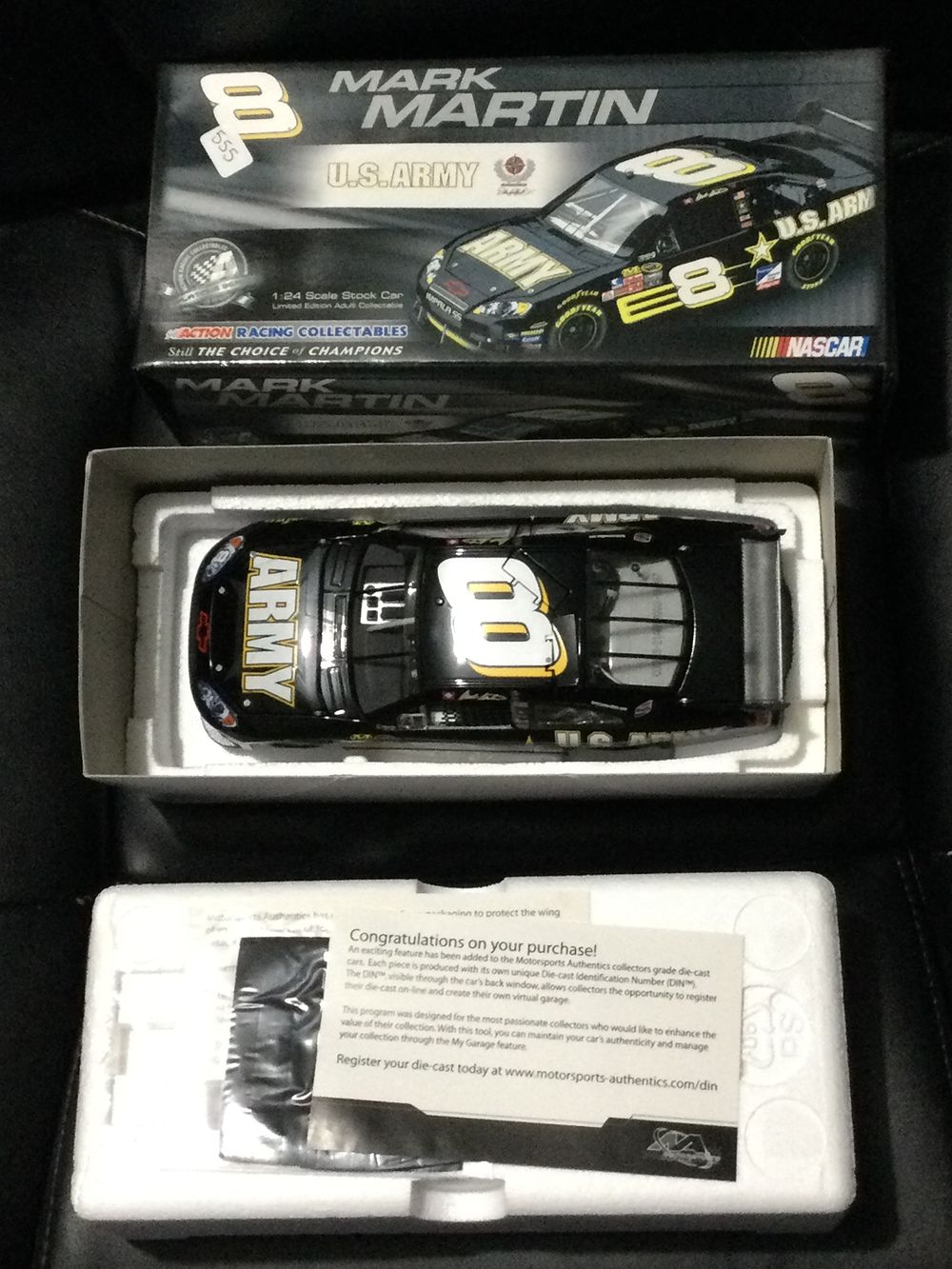 Lot 555: Mark Martin 2008 impala SS US Army LE