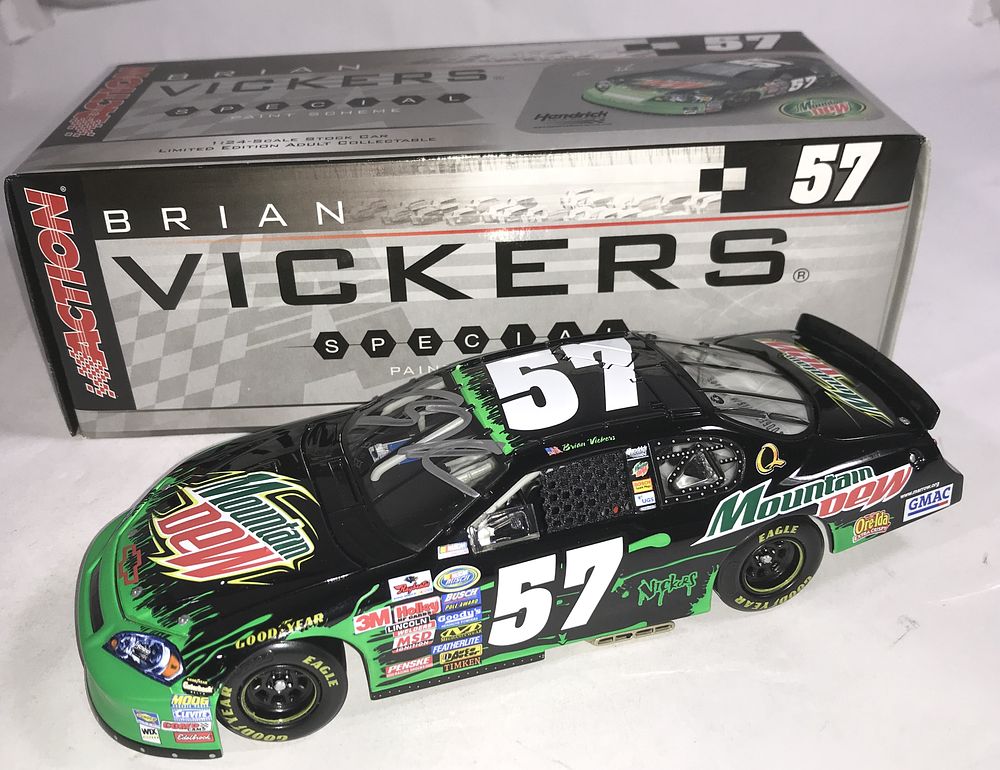 Lot 1066: Autographed Brian Vickers 2006 Monte Carlo LE