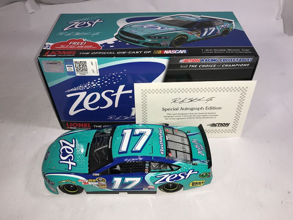 Lot 1068: Autographed Ricky Stenhouse Jr 2013 Fusion 1 of 84