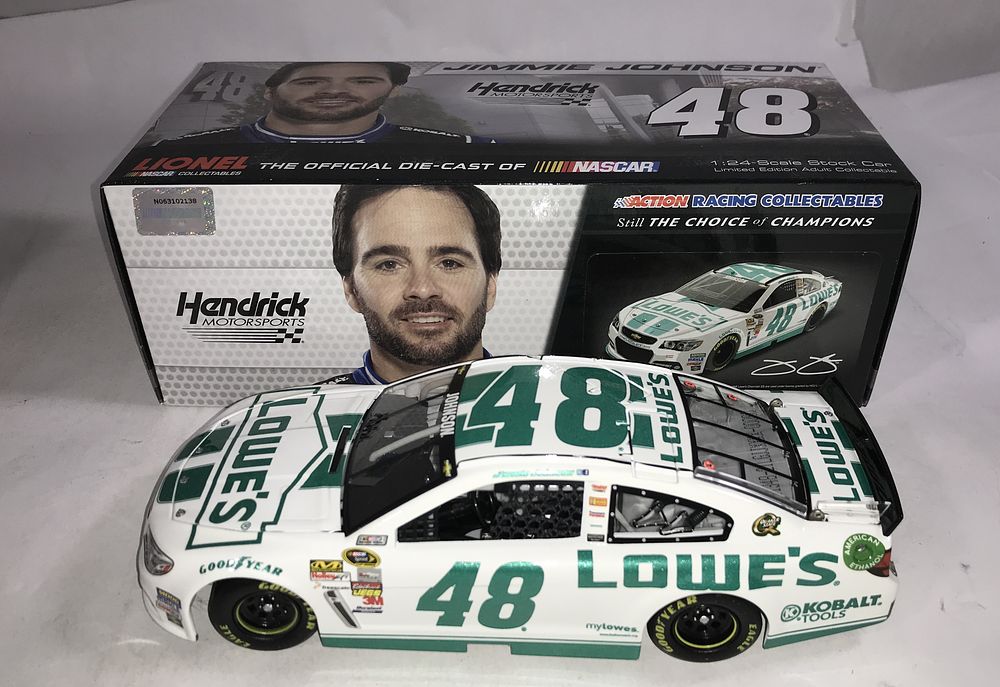 Lot 1073: Jimmie Johnson #48 Lowe's Emerald Green NASCAR