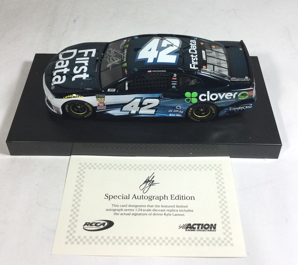 Lot 1077: Kyle Larson Autographed 2018 Camaro1 of 48