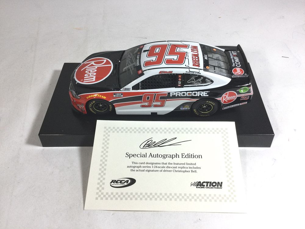 Lot 1168: Christopher Bell Autographed 2020 Camry 1 of 144