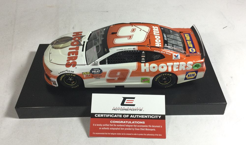 Lot 1170: Chase Elliot Autographed 2019 Camaro ZL1