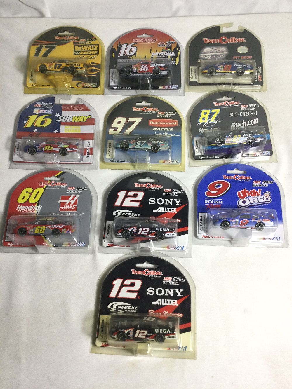 Lot 1253: Team Caliber 1:64 Scale Car Collection (10)